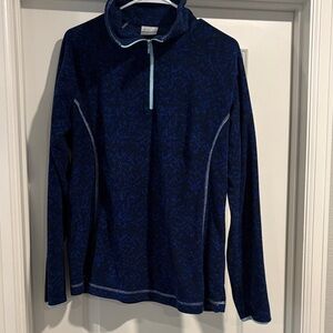 Columbia Navy Patterned Pullover